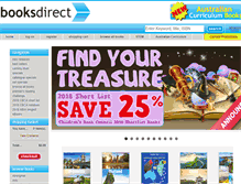 Tablet Screenshot of booksdirect.com.au